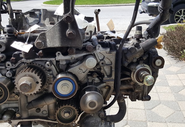 Cylinder head, driver side, view from front